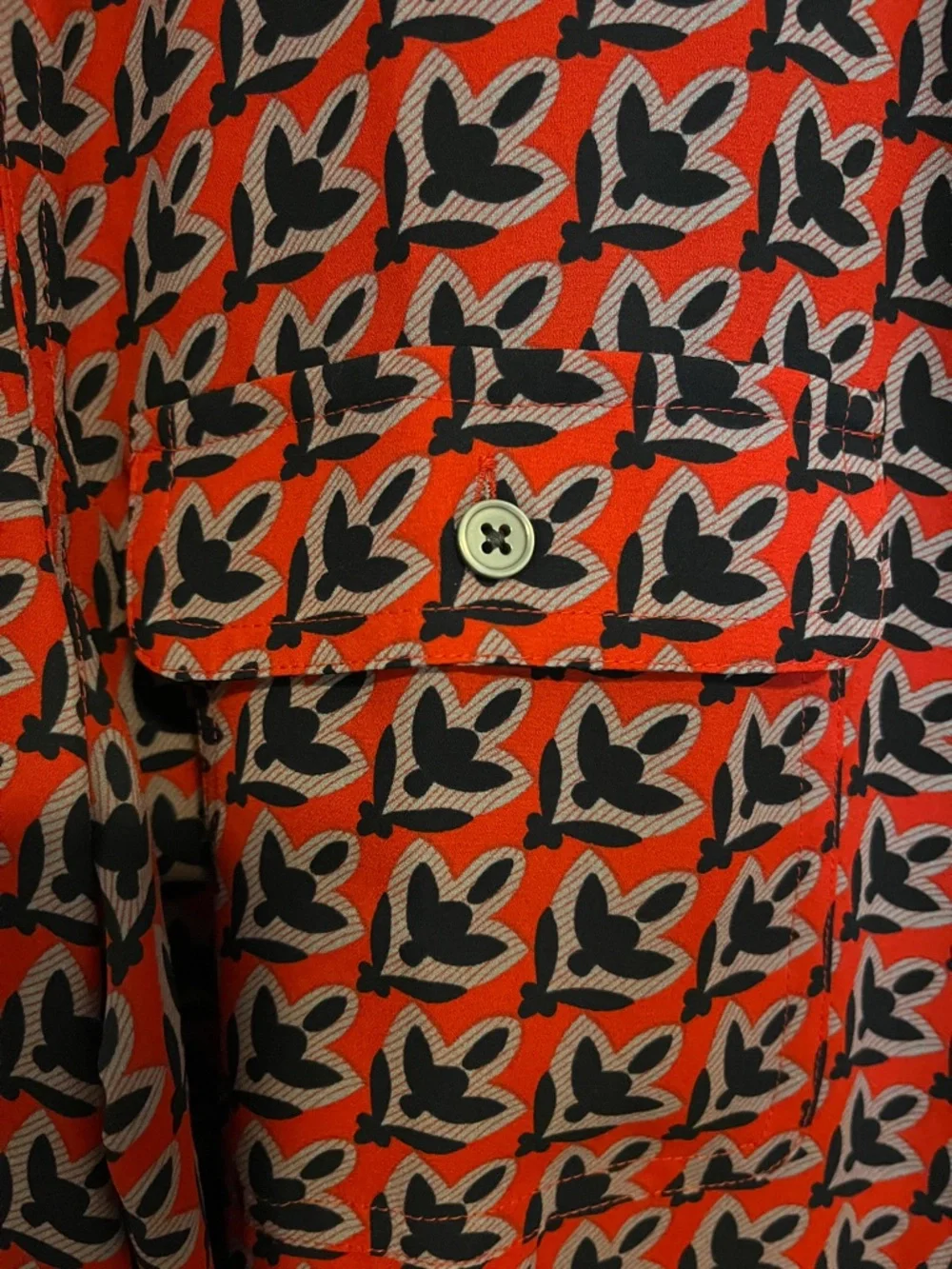 LOFT Button Front Utility Shirt XL - Picture 3 of 7